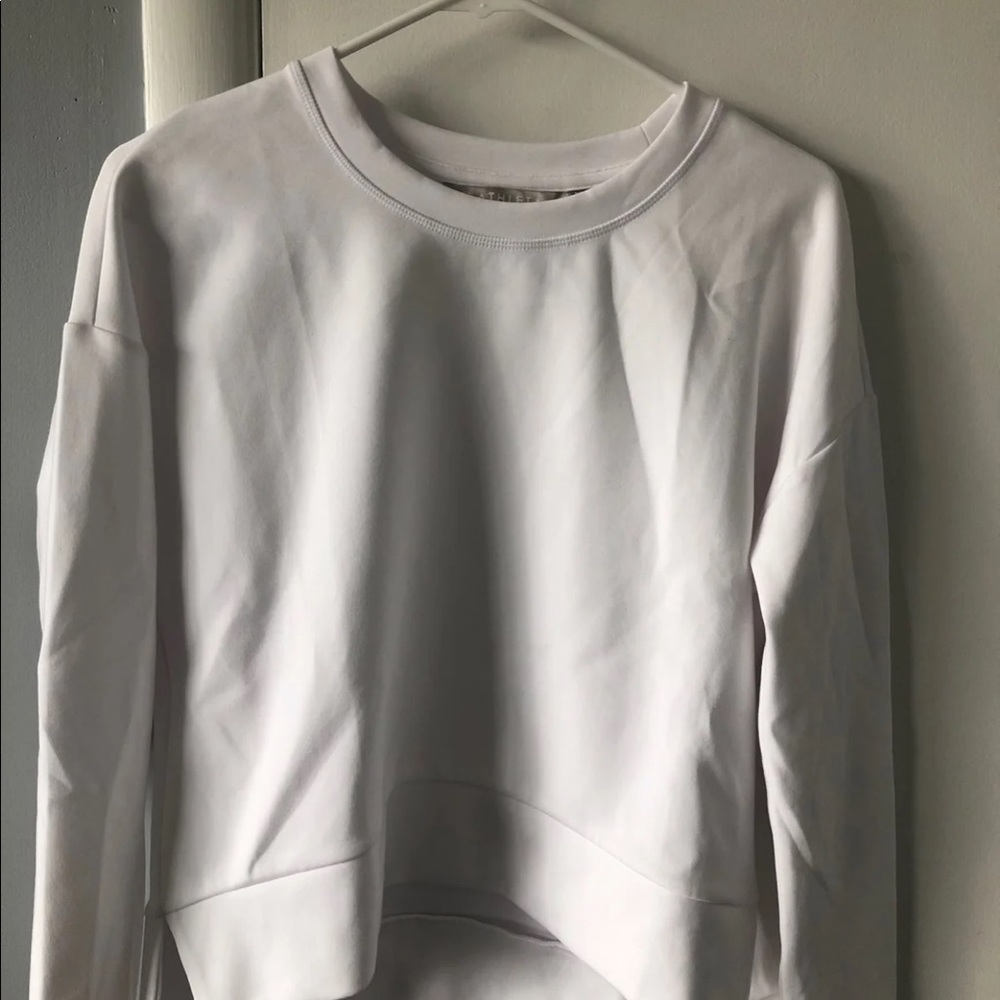 Athleta white long-sleeves